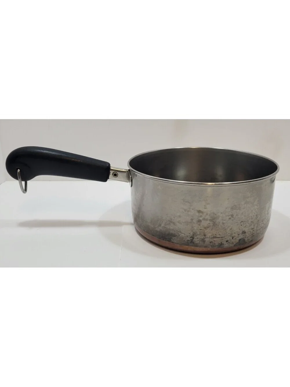 Vtg Revere Ware 2 Quart  Qt Copper Bottom Sauce Pan Pot Rome, NY USA *No Lid